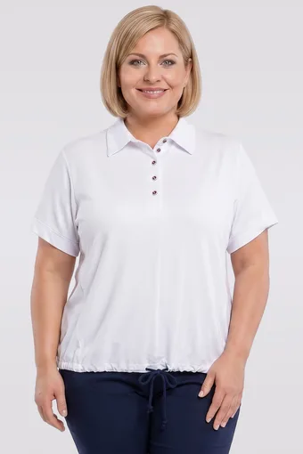 Červená blúzka so stuhou