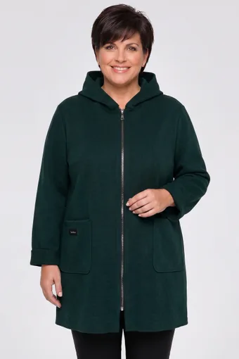 Tenká bunda fuchsiovej farby